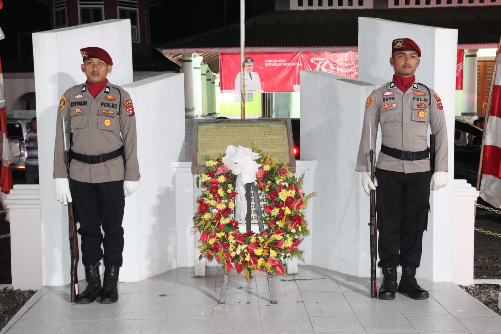 Polres Agam Laksanakan Kegiatan Apel Kehormatan Dan Renungan Suci