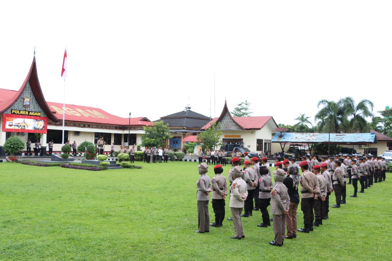 Polres Agam sambut Bintara Baru