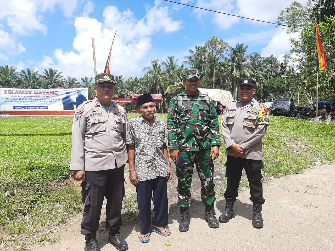 Polres Agam Amankan Kampanye Paslon Bupati Agam Nomor 3 Di Palembayan