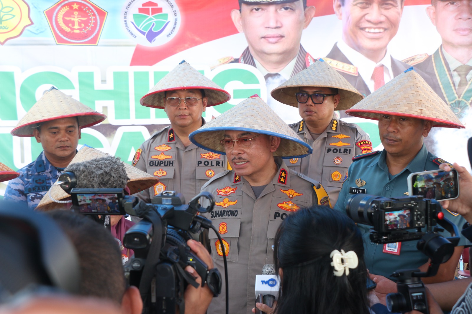 Kapolda Sumbar hadiri Launching Gugus Tugas Polri Dalam Mendukung Ketahanan Pangan 