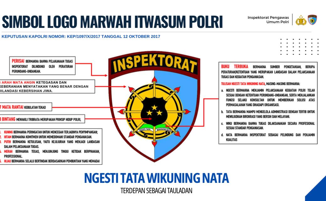 Resmikan Pataka Dipta Prakasha, Irwasum Polri: Resapi dan Jadikan Pedoman Agar Hasil Kerja Bermanfaat bagi Masyarakat