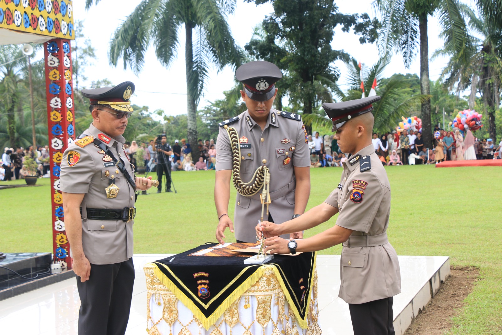 Kapolda Sumbar Lantik 273 Bintara Baru Gelombang II T.A 2024