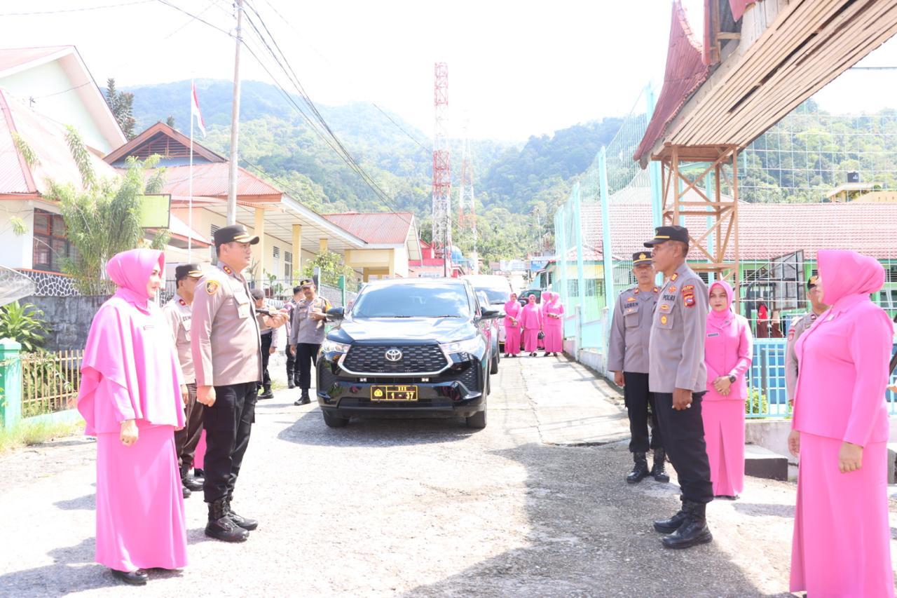 Kapolres Agam Tekankan Pentingnya Sinergitas dan Pelayanan Prima di Polsek Tanjung Raya