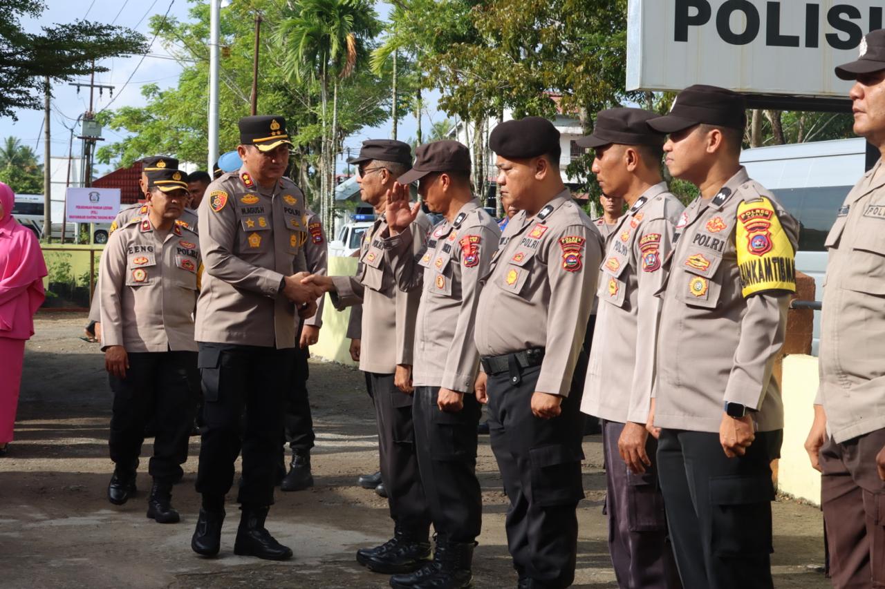 Kapolres Agam Tekankan Kualitas Pelayanan, Sambangi Polsek Tanjung Mutiara