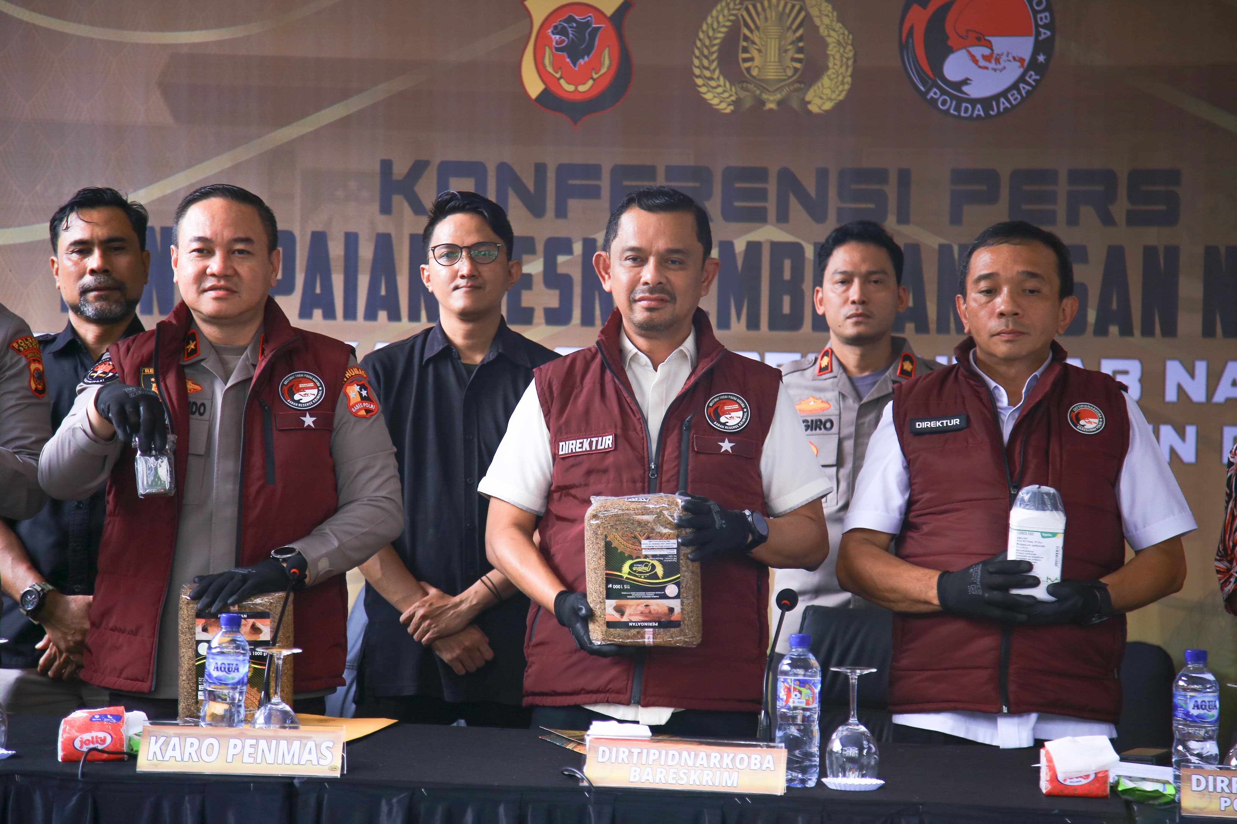 Polri Ungkap Laboratorium Clandestine Narkoba Terbesar di Jawa Barat, 5 Juta Jiwa Diselamatkan