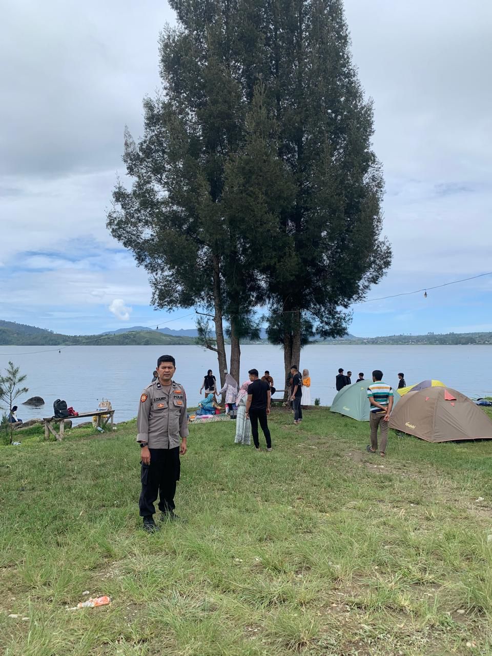 Personil Polsek Lembah Gumanti Laksanakan Patroli Dialogis di Objek Wisata Alahan Panjang