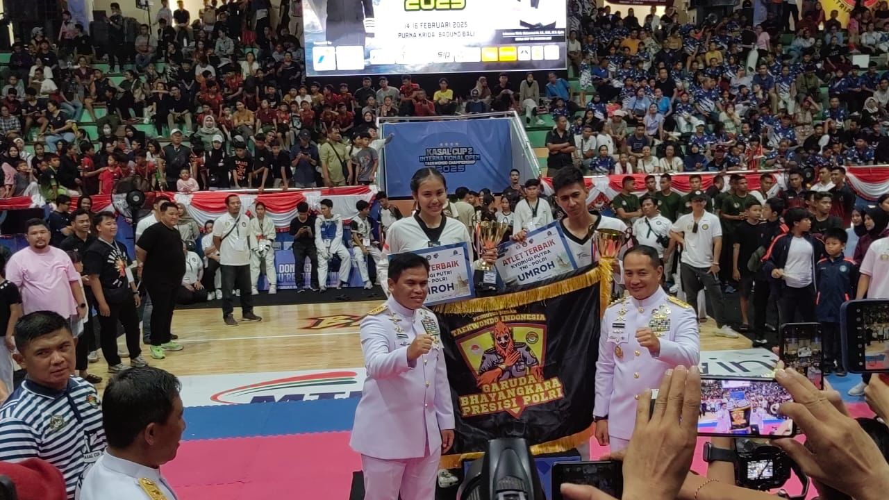 Taekwondo Garbha Presisi Polri Juara umum di Kejuaraan Internasional Taekwondo Kasal Cup 2 2025