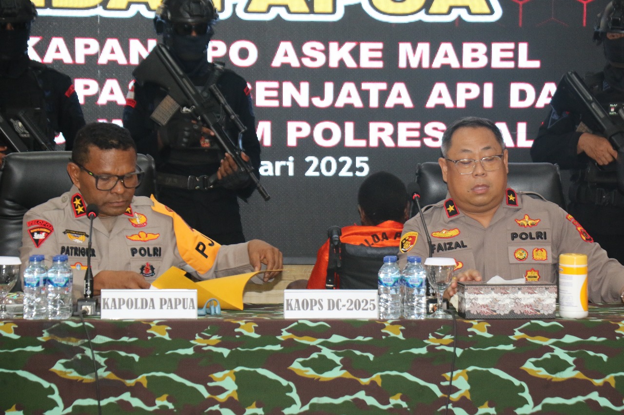 Disertir Polres Yalimo Aske Mabel Ditangkap Satgas Ops Damai Cartenz 2025