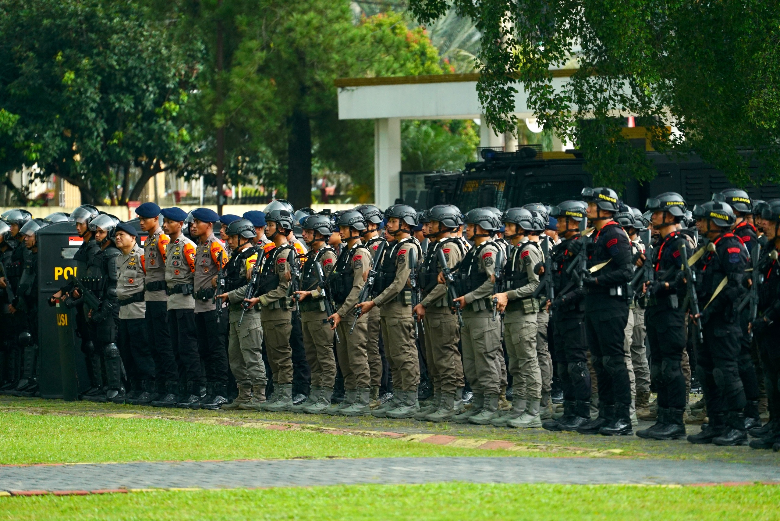 Jelang Hari Raya Idul Fitri 1446 H, Danpas Pelopor Korbrimob Polri Cek Kesiapan Pasukannya*