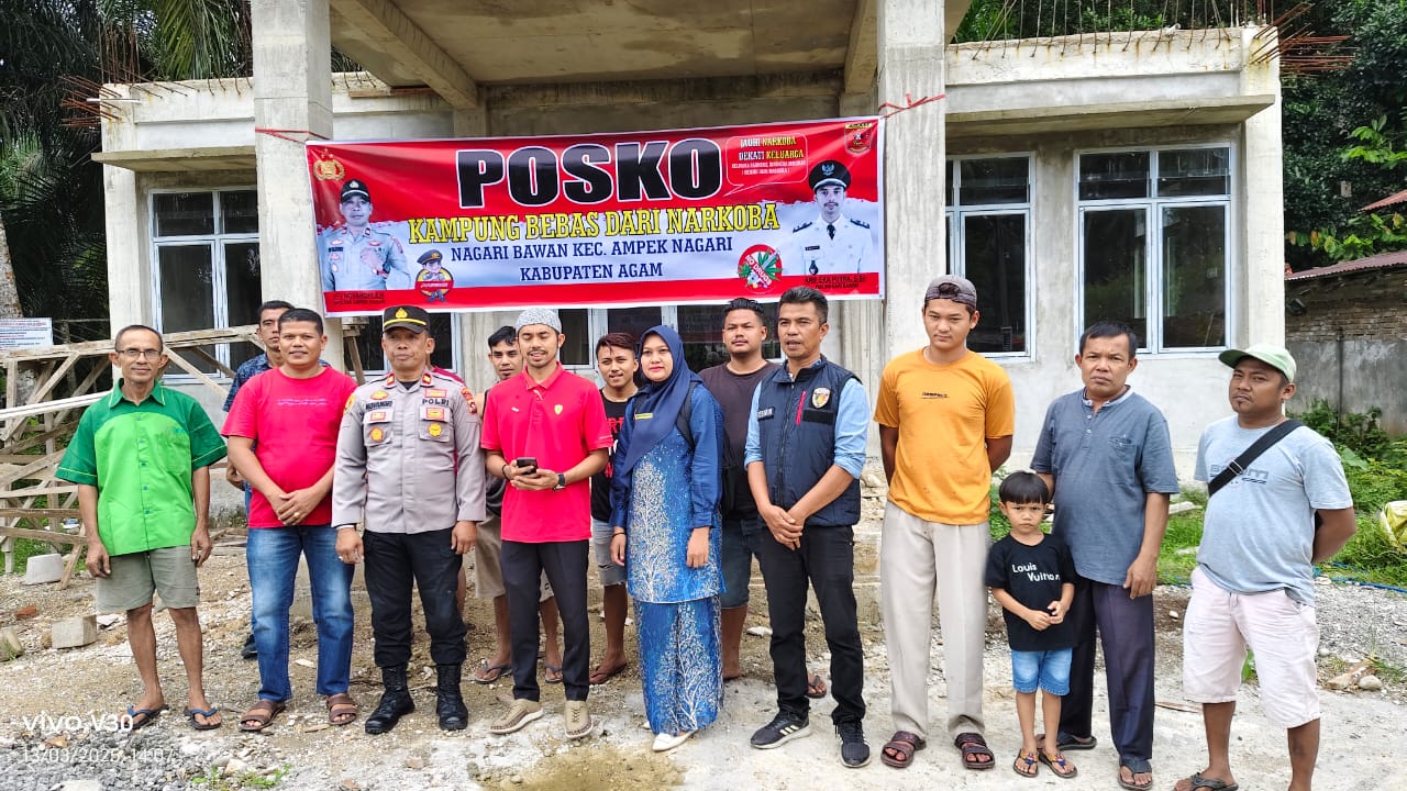 Nagari Bawan Gema Deklarasi Anti-Narkoba, Sinergi Kuat Lawan Ancaman Narkotika