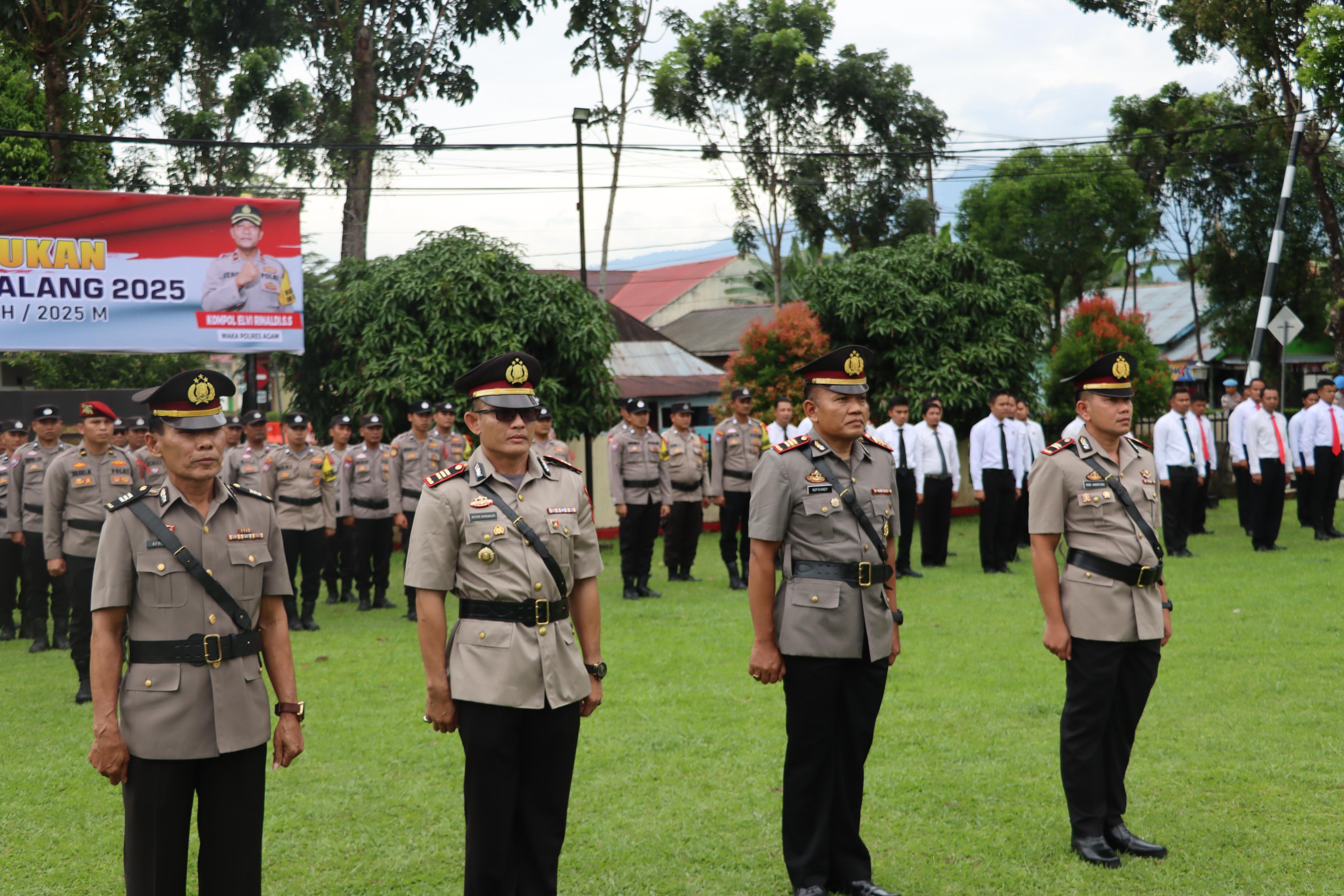 Upacara Serah Terima Jabatan di Polres Agam Berlangsung Khidmat