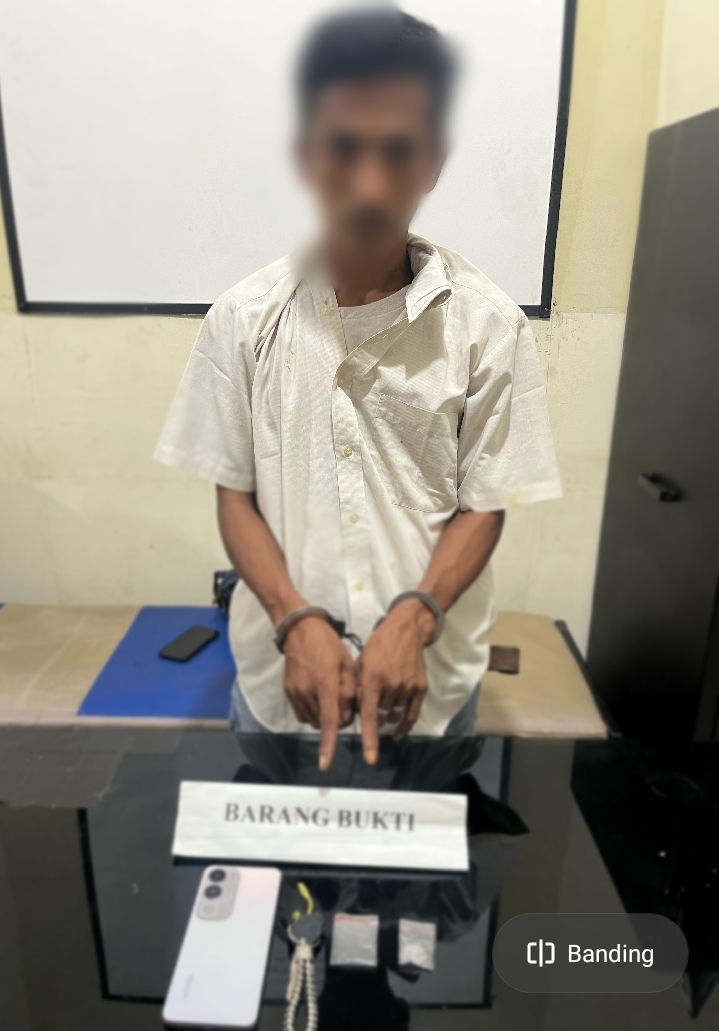Polres Agam Tangkap Pelaku Penyalahgunaan Narkotika di Manggopoh