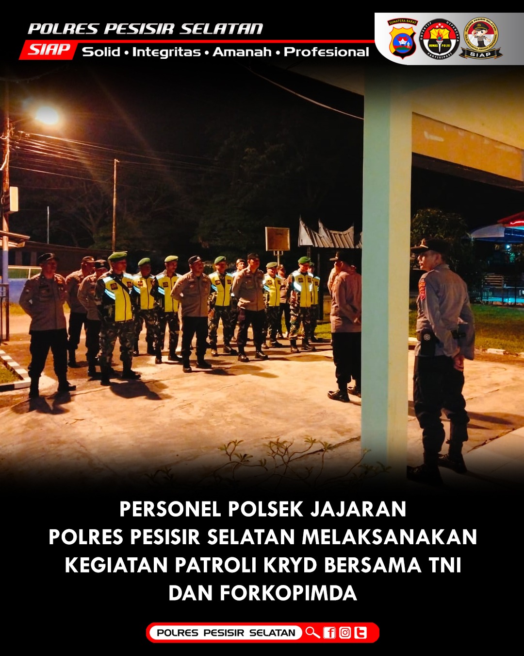 Indahnya Berbagi di Bulan Suci, Tiga Polsek Gelar Berbagi Takjil, Bukber dan Sosialisasi Hotline 110